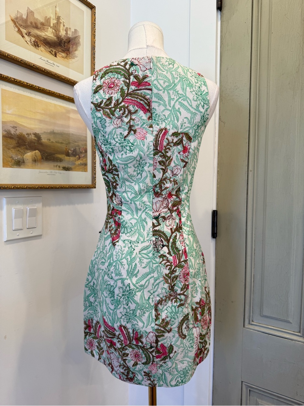 NWT Hemant & Nandita 100% Cotton Mini Dress - Picture 4 of 8